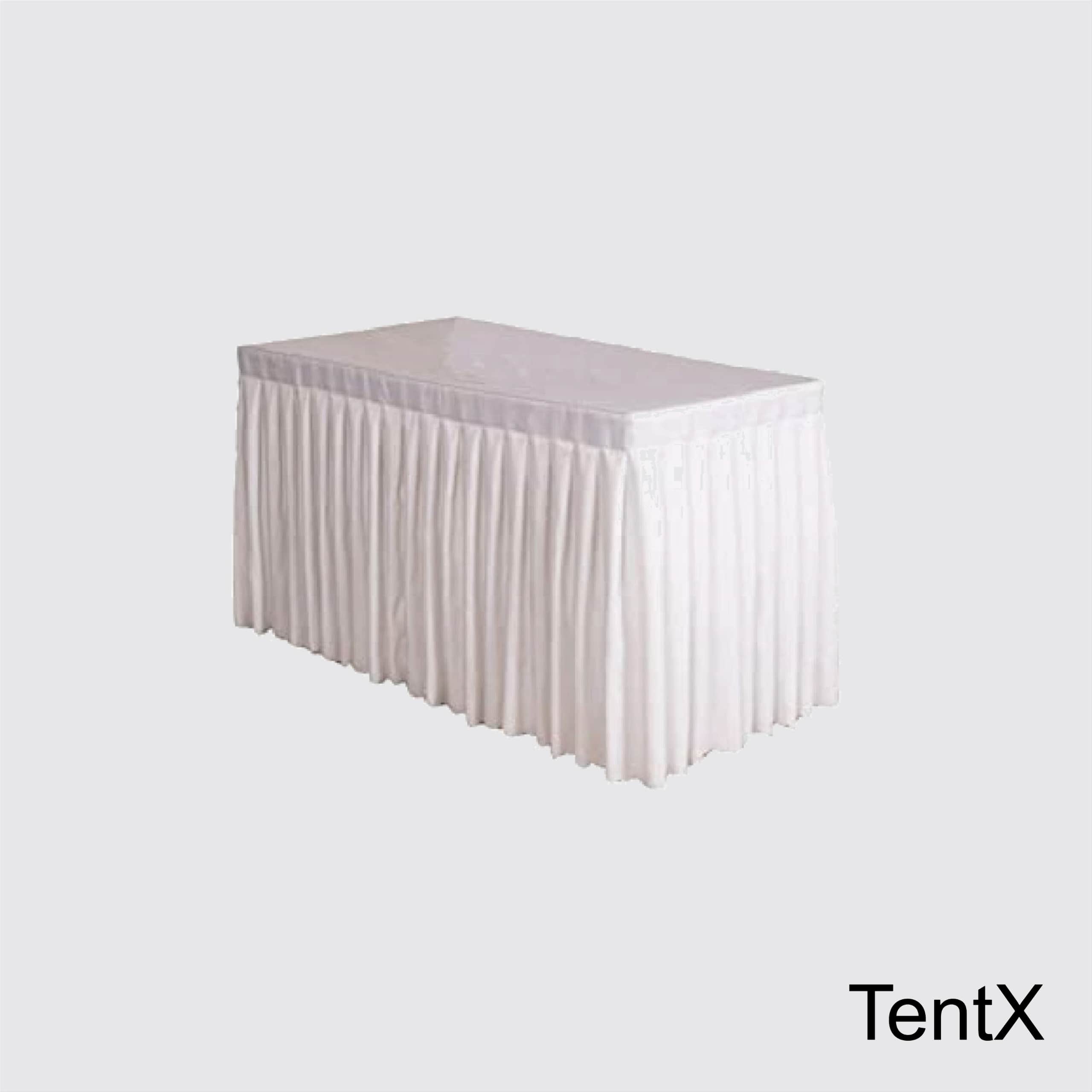 Rectangle Table (4x2) Pack Of 2 With Cover